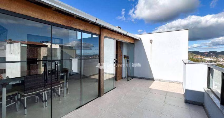 Cobertura com 3 quartos à venda, 163 m² por R$ 550.000 - Vivendas da Serra - Juiz de Fora/MG
