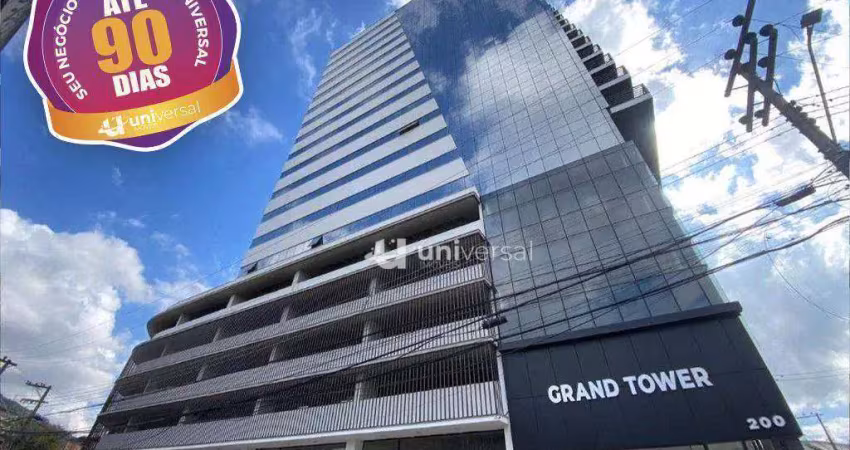 Sala para alugar, 51 m² por r$ 2.000,00/mês - centro - juiz de fora/mg