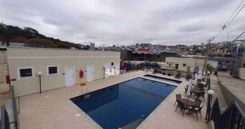 Apartamento com 2 Quartos para alugar, 45 m² por R$ 1.200/mês - São Pedro - Juiz de Fora/MG