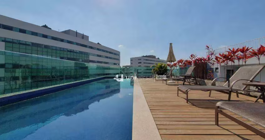 Studio com 1 quarto para alugar, 35 m² por r$ 1.650/mês - cascatinha - juiz de fora/mg