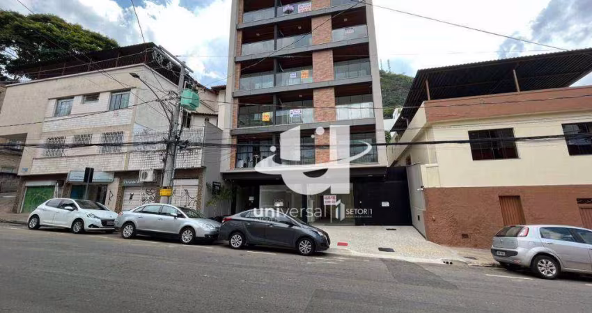 Apartamento com 1 quarto, 85 m² - venda por R$ 350.000 ou aluguel por R$1.700,00/mês - Centro - Juiz de Fora/MG