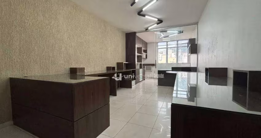Sala para alugar, 36 m² por r$ 1.900/mês - centro - juiz de fora/mg