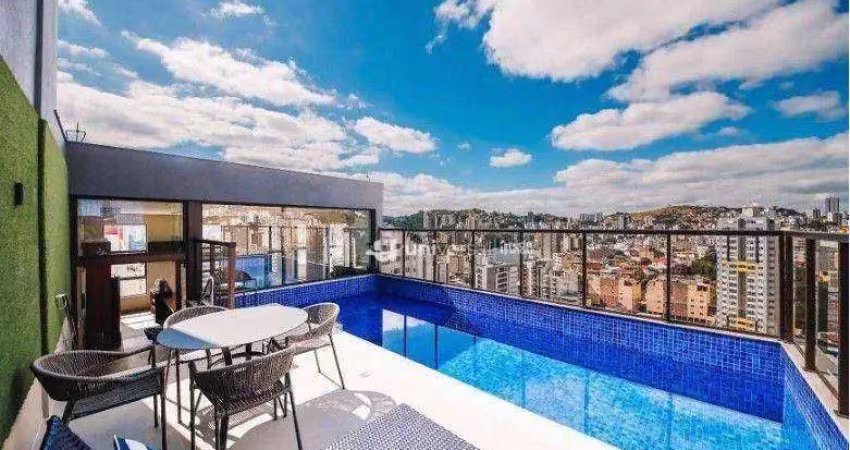 Apartamento com 1 quartos, 45 m² - venda por r$ 338.000 ou aluguel por r$ 2.321/mês - são mateus - juiz de fora/mg