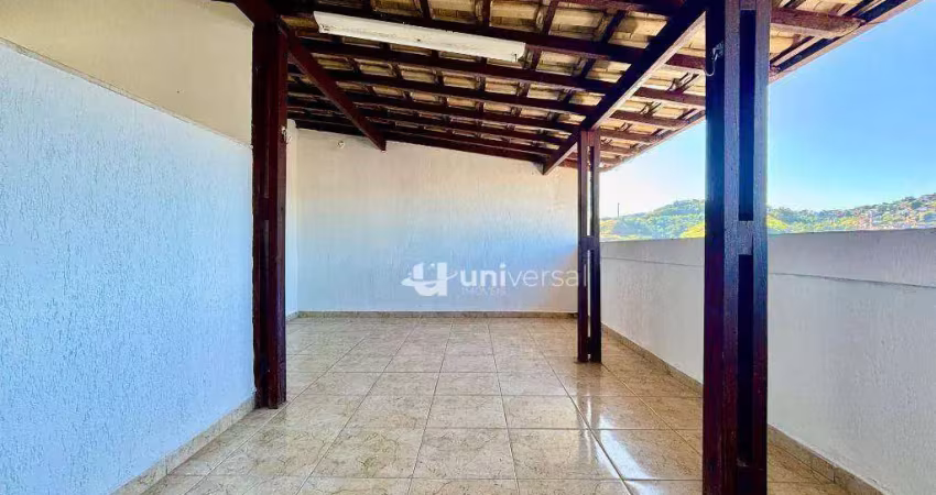 Cobertura com 3 quartos, 102 m² - venda por r$ 350.000 ou aluguel por r$ 1.500,00/mês - bairu - juiz de fora/mg
