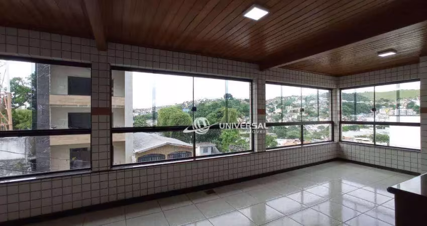 Cobertura com 4 quartos para alugar, 180 m² por r$ 3.434/mês - granbery - juiz de fora/mg
