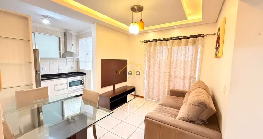 Apartamento mobiliado em andar alto Porteira Fechada no Iririú próximo da Igreja São Sebastião!!