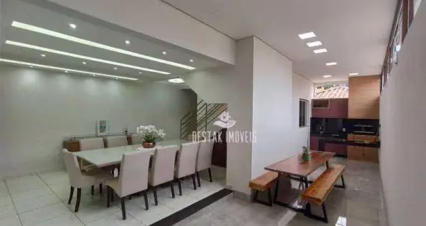 Casa com 3 quarto à venda no bairro jardim holanda - uberlândia/mg