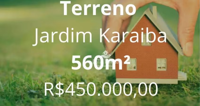 Terreno à venda no bairro jardim karaíba - uberlândia/mg