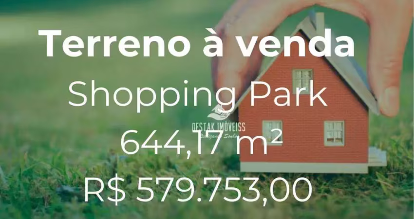 Terreno à venda, no condomínio park sul - uberlândia/mg
