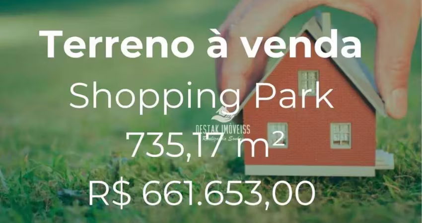 Terreno à venda, no condomínio park sul - uberlândia/mg