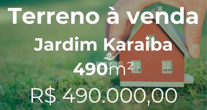Terreno à venda, bairro jardim karaíba - uberlândia/mg