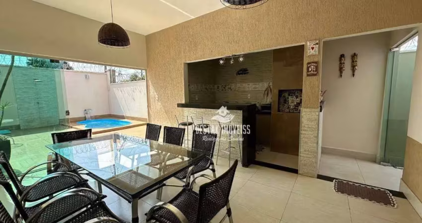 Casa com 3 quartos à venda no condomínio carmel - uberlândia/mg