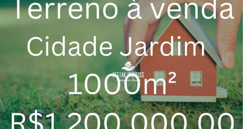 Terreno à venda, 1000 m² por r$ 1.200.000,00 - cidade jardim - uberlândia/mg