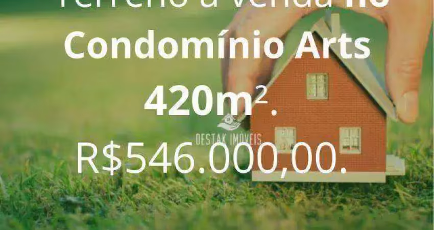 Terreno em condomínio fechado à venda no Jardim Botânico, Uberlândia 