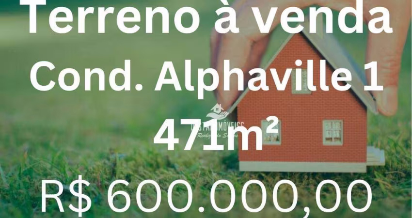 Terreno à venda no Condomínio Alphaville 1 - Uberlândia/MG