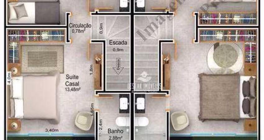 Casa com 2 quartos à venda no Bairro Grand Ville - Uberlândia/MG
