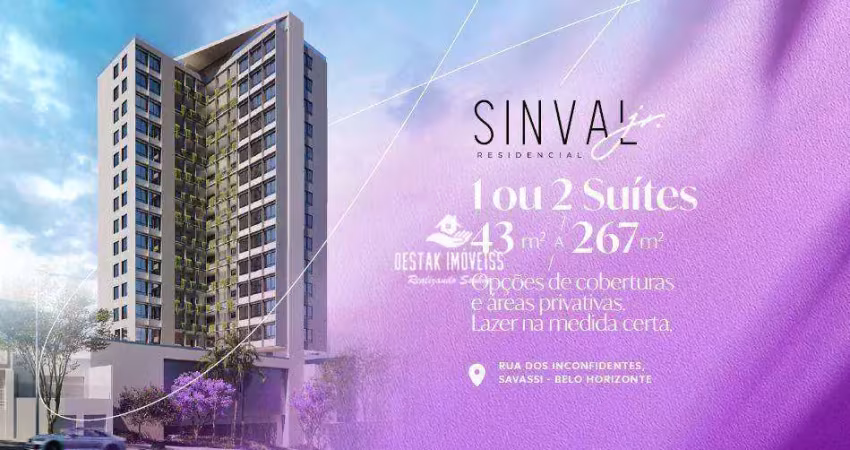 Apartamento com 1 quartos à venda no Bairro Savassi - Belo Horizonte/MG
