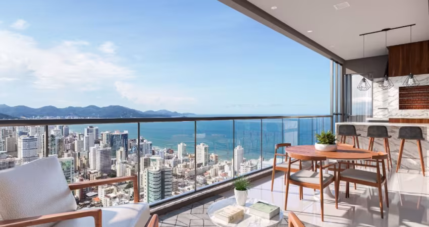 Entrega 2025! Apartamento de 4 suítes em 80 vezes para pagar ! em meia praia