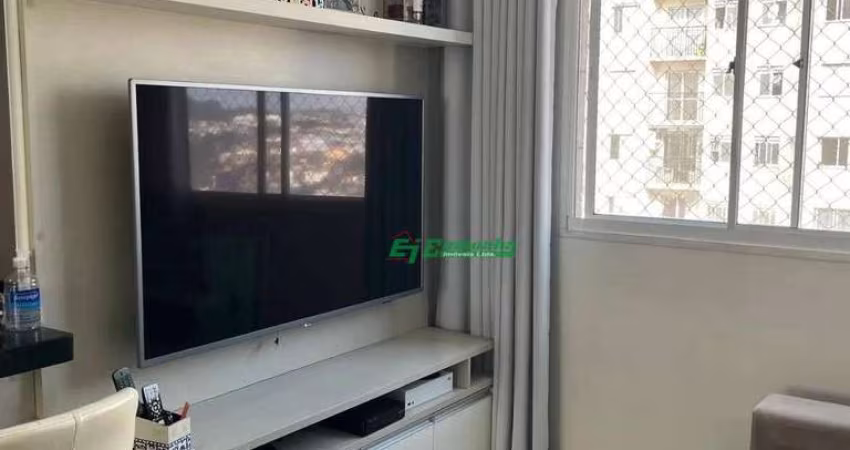Apartamento com 2 dormitórios à venda, 49 m² por R$ 318.000,00 - Cocaia - Guarulhos/SP