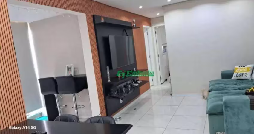 Apartamento com 2 dormitórios à venda, 55 m² por r$ 360.000,00 - vila são rafael - guarulhos/sp