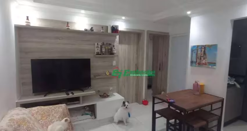 Apartamento com 2 dormitórios à venda, 44 m² por r$ 244.000,00 - jardim adriana - guarulhos/sp