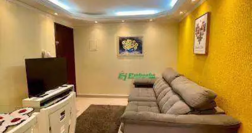 Apartamento com 2 dormitórios à venda, 63 m² por r$ 280.000,00 - centro - guarulhos/sp