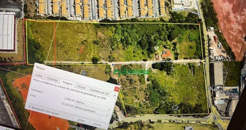Terreno à venda, 51821 m² por R$ 88.097.000,00 - Bonsucesso - Guarulhos/SP