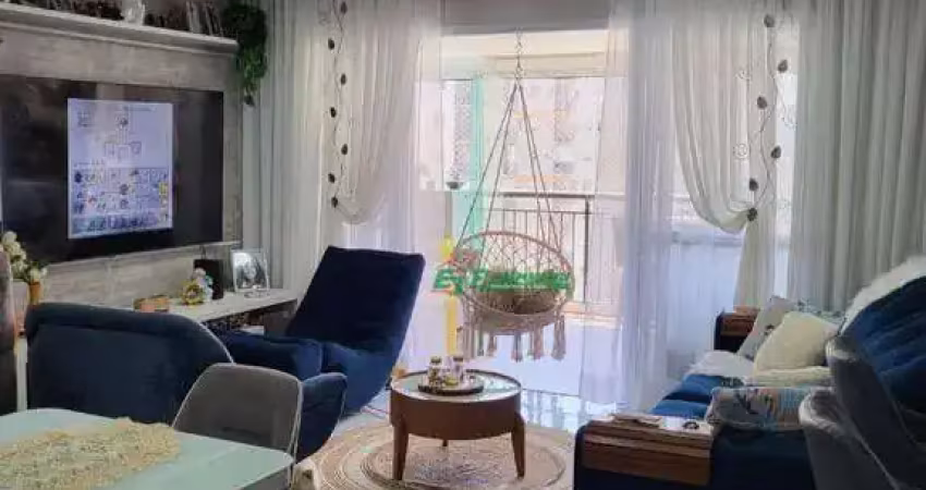 Apartamento com 2 dormitórios à venda, 83 m² por r$ 975.000,00 - jardim flor da montanha - guarulhos/sp