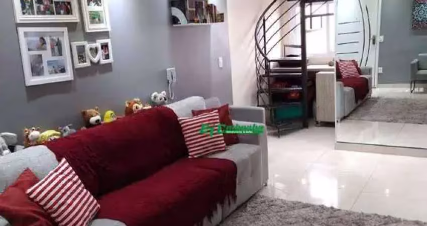Apartamento duplex com 2 dormitórios à venda, 86 m² por r$ 316.000,00 - jardim silvestre - guarulhos/sp