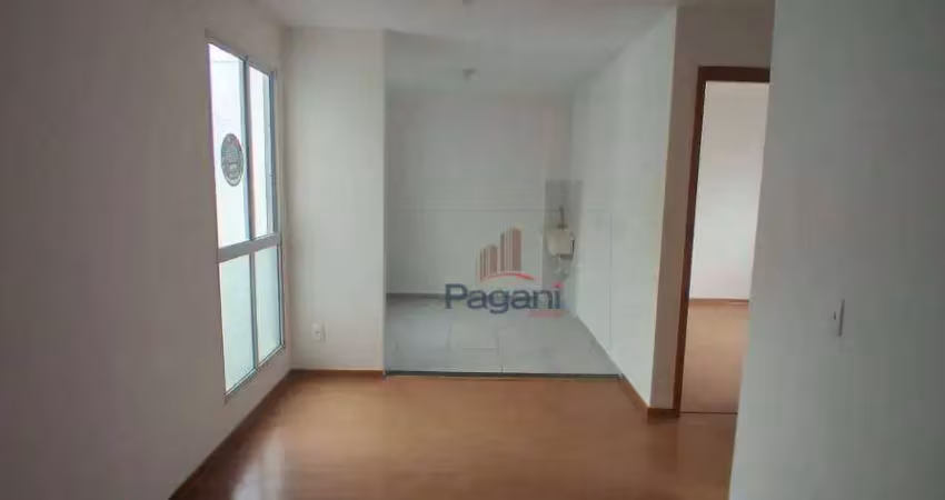 Apartamento com 2 dormitórios para alugar, 45 m² por r$ 1.716,67/mês - bela vista - palhoça/sc