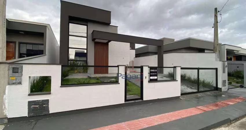 Casa com 3 dormitórios à venda, 108 m² por r$ 665.000,00 - bela vista - palhoça/sc