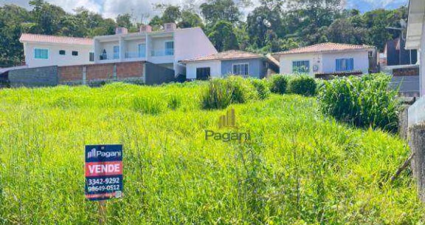 Terreno à venda, 297 m² por R$ 400.000,00 - Potecas - São José/SC