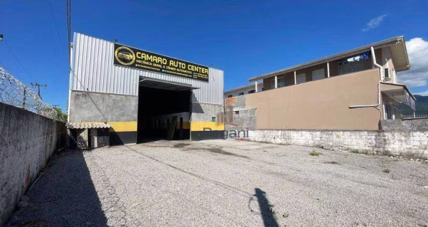 Galpão, 360 m² - venda por R$ 1.550.000,00 ou aluguel por R$ 8.145,00/mês - Pacheco - Palhoça/SC