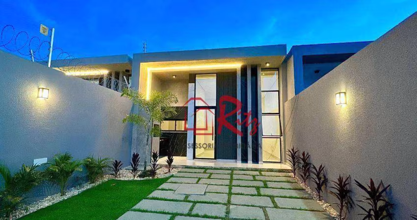 Casa com 3 dormitórios à venda, 100 m² por R$ 480.000,00 - Coité - Eusébio/CE