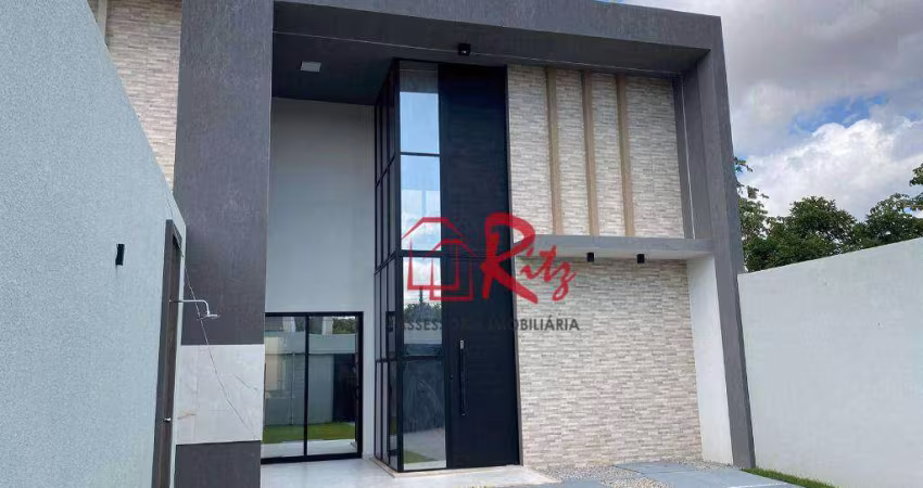 Casa com 3 dormitórios à venda, 120 m² por R$ 590.000 - Tamatanduba - Eusébio/CE