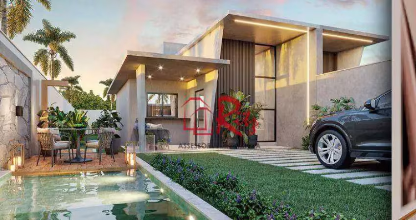 Casa com 3 dormitórios à venda, 93 m² por R$ 349.000,00 - Encantada - Eusébio/CE