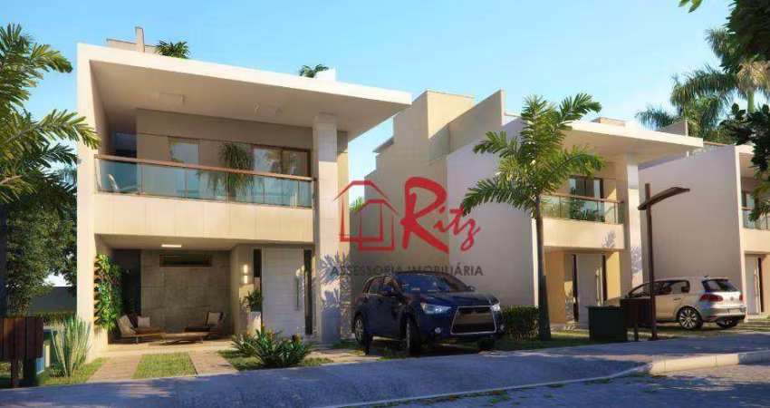 Casa com 3 dormitórios à venda, 177 m² por R$ 847.728 - Jacunda - Aquiraz/CE