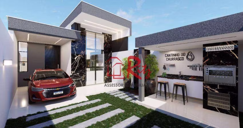 Casa com 3 dormitórios à venda, 120 m² por R$ 570.000,00 - Sapiranga - Fortaleza/CE
