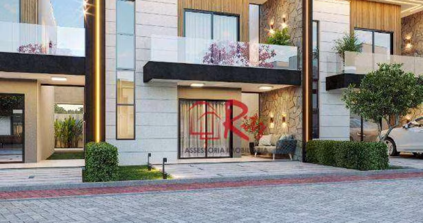 Casa com 4 dormitórios à venda, 130 m² por R$ 690.000,00 - Lagoinha - Eusébio/CE