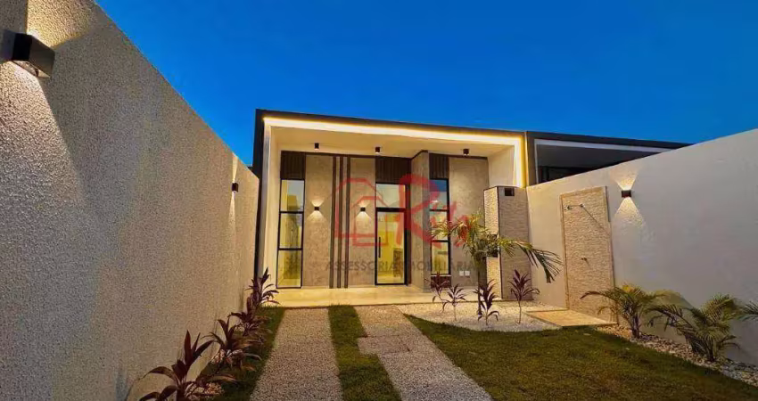 Casa com 3 dormitórios à venda, 98 m² por r$ 379.000,00 - encantada - eusébio/ce
