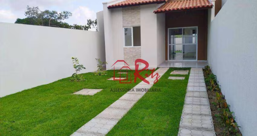 Casa com 3 dormitórios à venda, 75 m² por R$ 289.000,00 - Olho D'água - Eusébio/CE