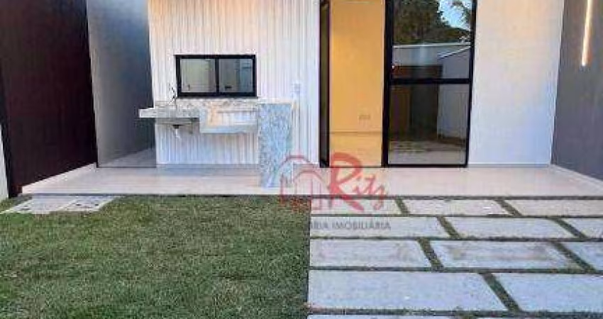 Casa com 3 dormitórios à venda, 101 m² por R$ 469.000 - Centro - Eusébio/CE