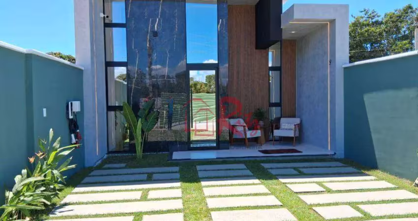 Casa com 3 dormitórios à venda, 85 m² por r$ 429.000,00 - tapuiú - eusébio/ce