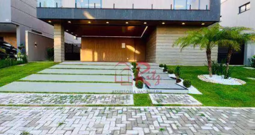Casa com 4 dormitórios à venda, 334 m² por r$ 2.700.000,00 - bairro cidade alpha - eusébio/ce