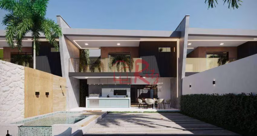 Casa com 4 dormitórios à venda, 137 m² por r$ 669.900 - novo portugal - eusébio/ce
