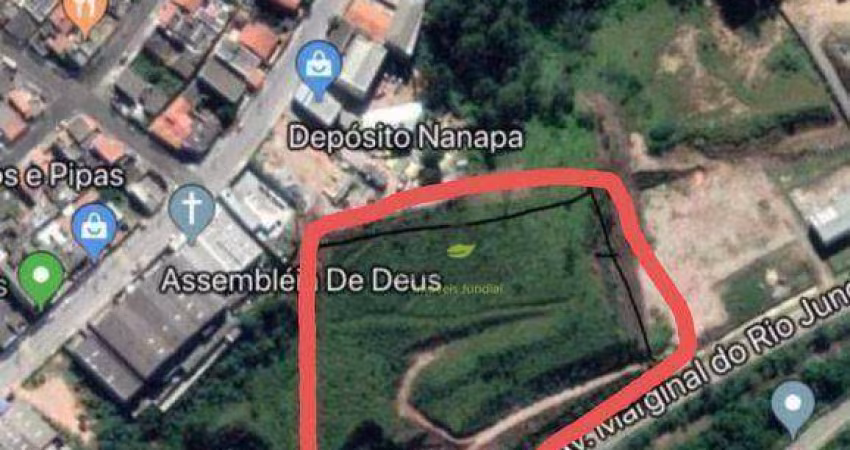 Terreno, 14800 m² - VENDA por R$ 2.900.000 ou ALUGUEL por R$ 12.000/mês - Área Industrial - Várzea Paulista - SP.