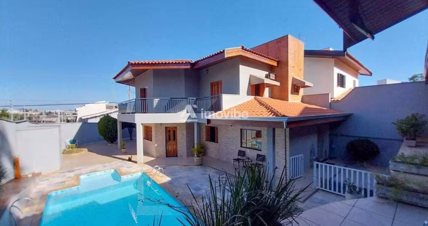 Casa para locação - 3 quartos, 1 suíte, 4 banheiros, área de lazer com piscina - Bairro nobre em Americana/SP.