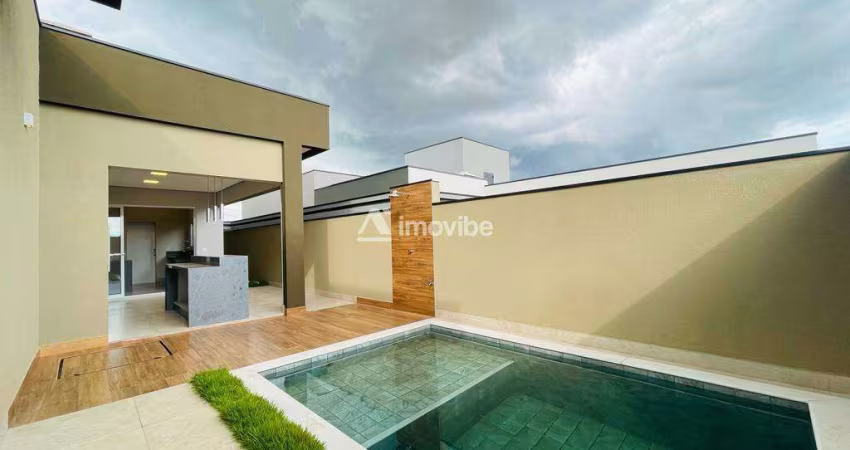 Casa a venda com 302m² de terreno e 185m² de construção com 03 dormitórios sendo uma suíte com closet no condomínio Engenho Velho em Nova Odessa - SP.