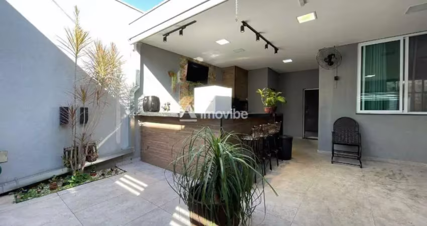Casa com 03 dormitórios e suíte com closet, bairro terra azul em santa bárbara d'oeste/sp