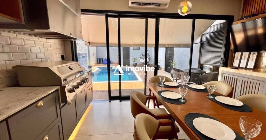 CASA EM CONDOMÍNIO: ELEGÂNCIA, TECNOLOGIA E ACABAMENTO DE ALTO PADRÃO.